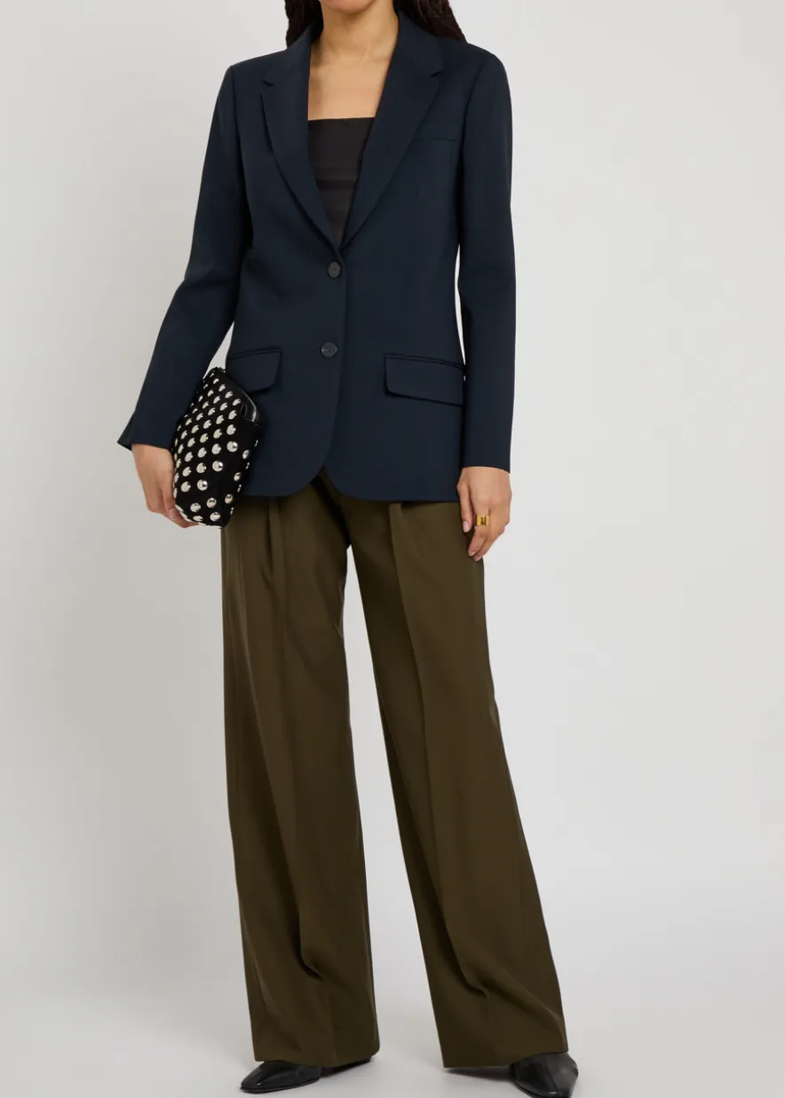 Jackie stretch-wool blazer