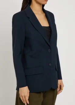 Jackie stretch-wool blazer