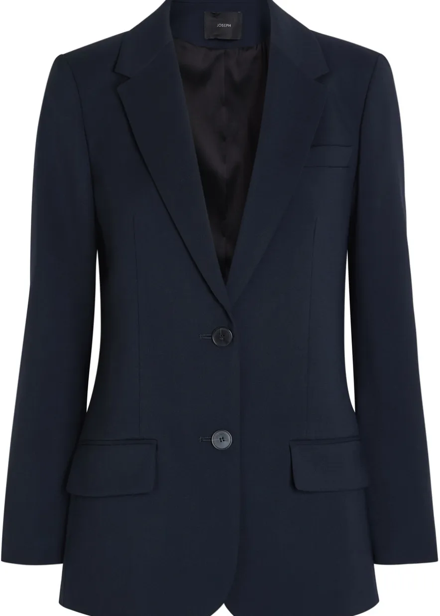 Jackie stretch-wool blazer