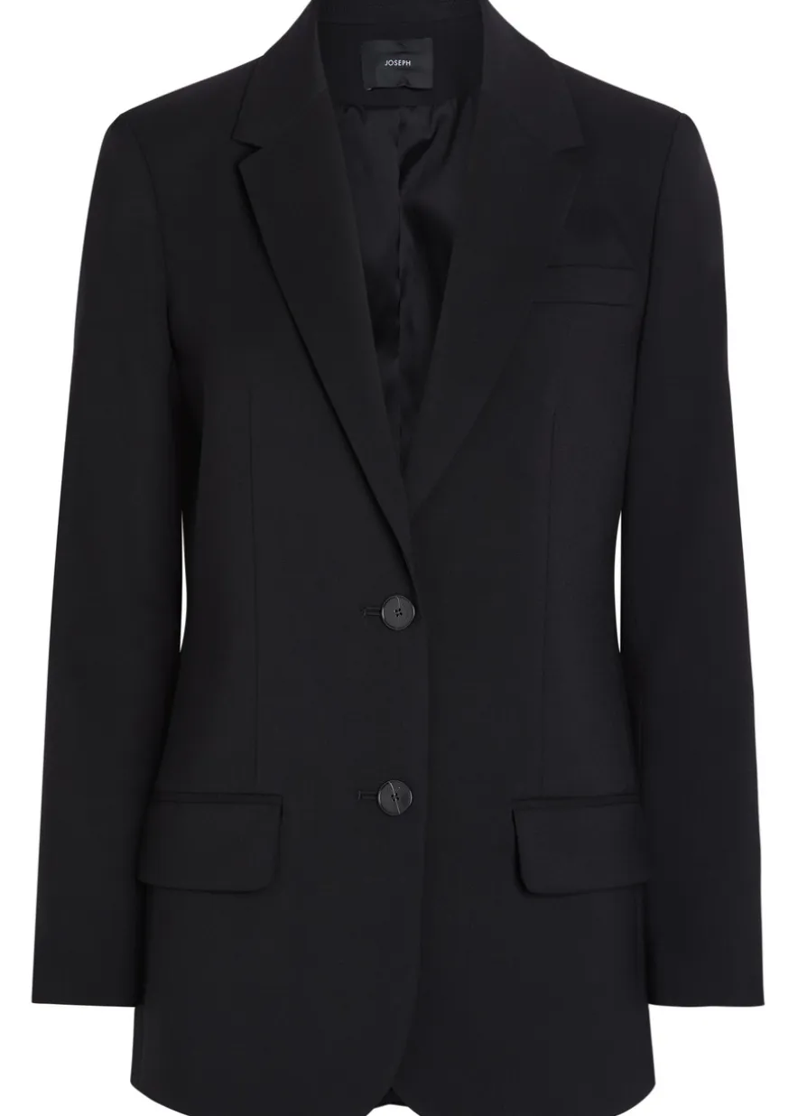 Jackie stretch-wool blazer