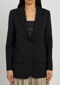 Jackie stretch-wool blazer