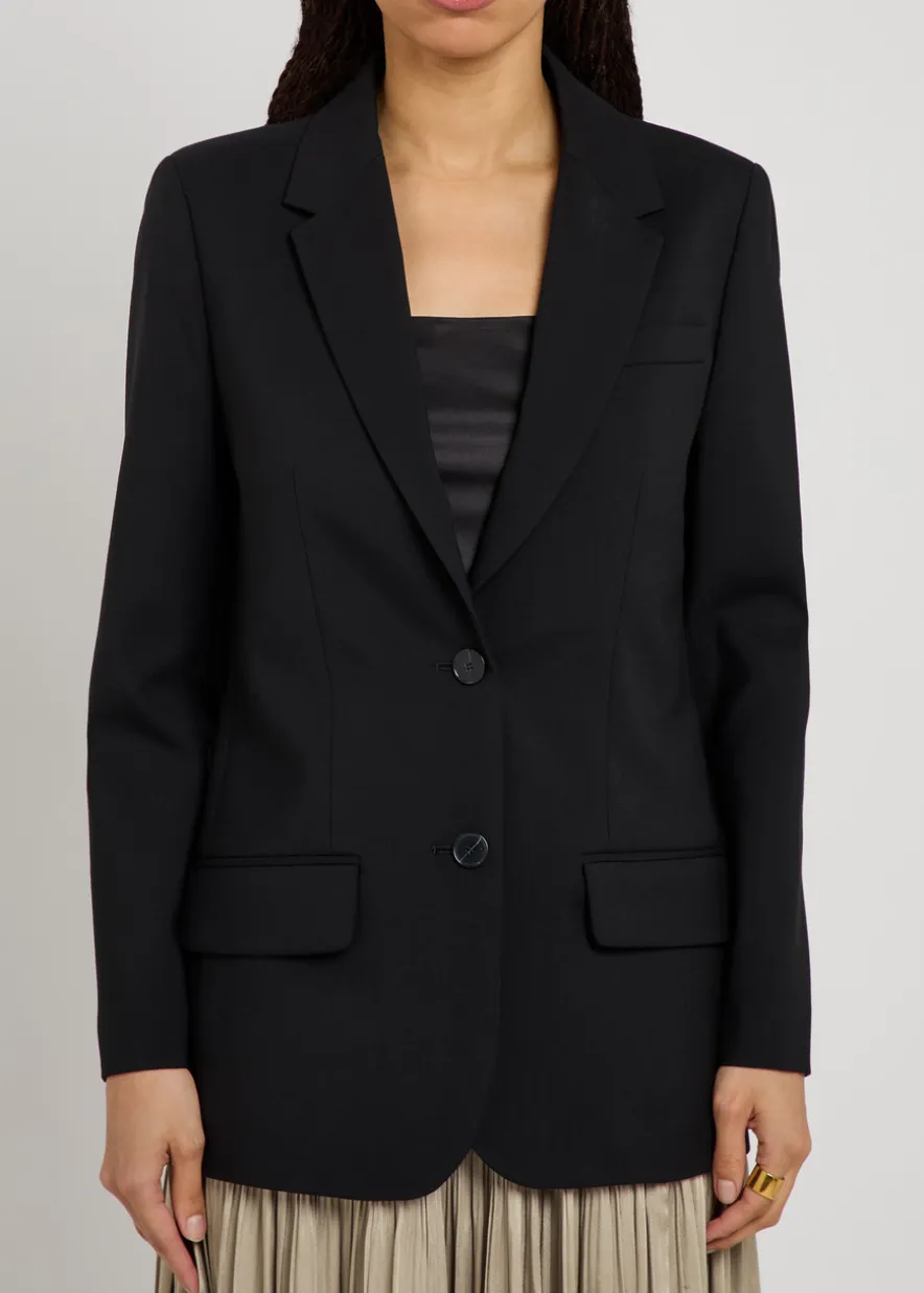 Jackie stretch-wool blazer