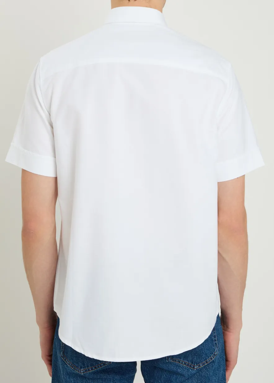 Jack logo-embroidered cotton shirt