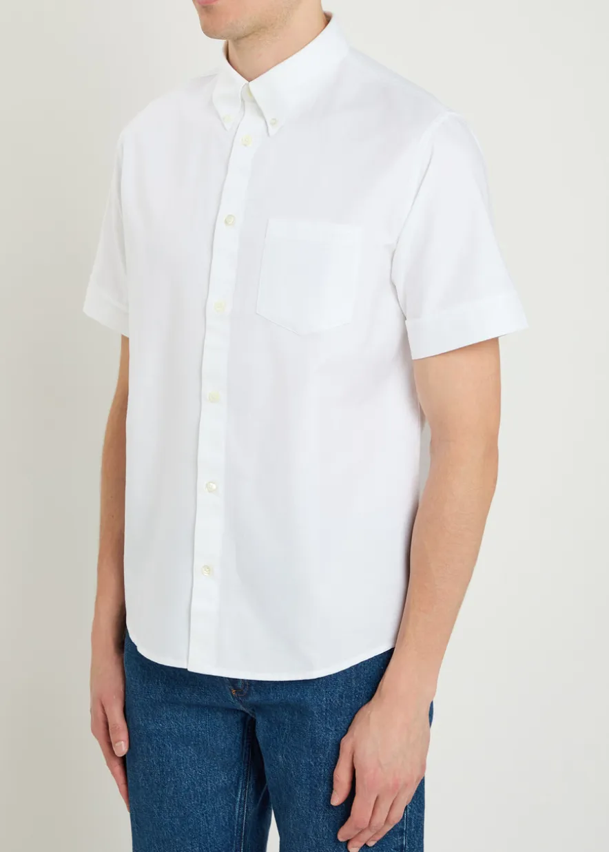 Jack logo-embroidered cotton shirt