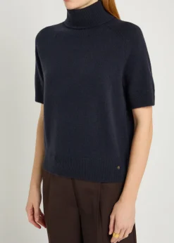 Jackson roll-neck cashmere top