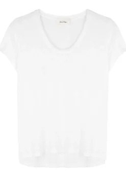 Jacksonville slubbed cotton-blend T-shirt