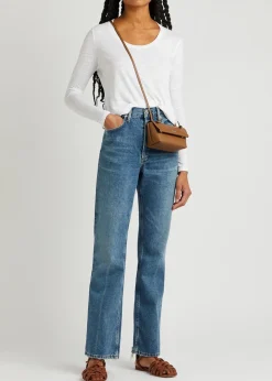 Jacksonville slubbed cotton-blend top