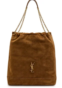 Jamie Pochon large suede shoulder bag