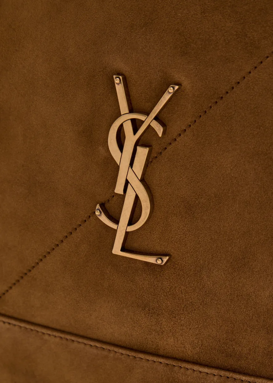 Jamie Pochon large suede shoulder bag