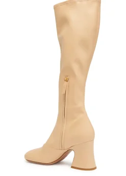 Janis leather knee-high boots