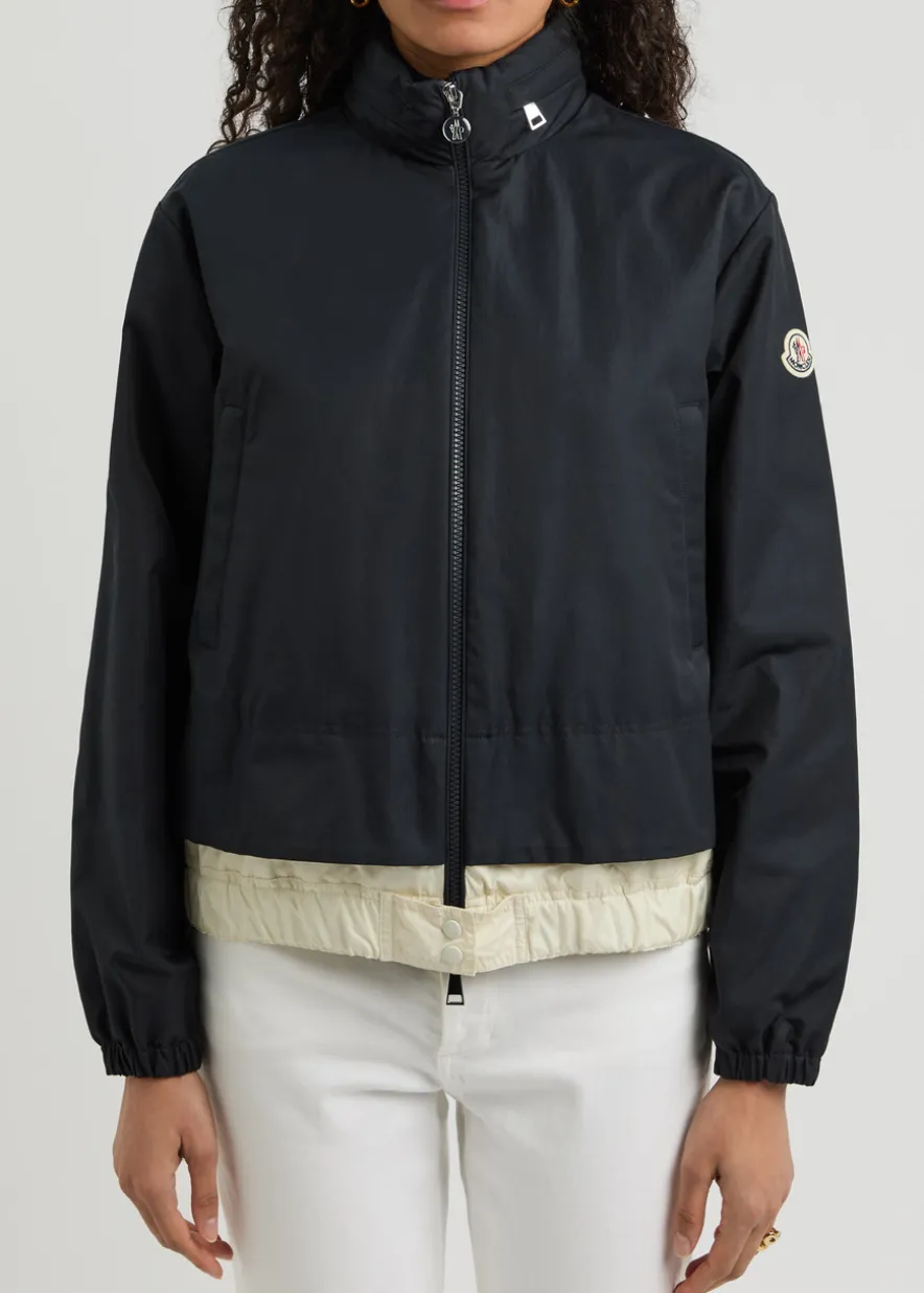 Janze hooded cotton-blend jacket