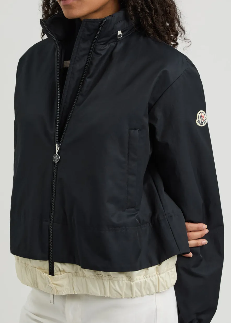 Janze hooded cotton-blend jacket