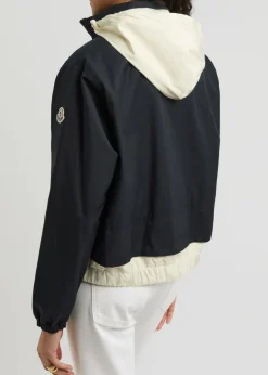 Janze hooded cotton-blend jacket