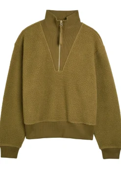 Jaylin half-zip fleece sweatshirt