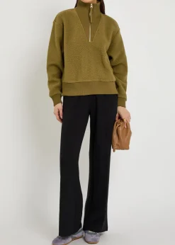 Jaylin half-zip fleece sweatshirt
