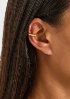 Jean small 14kt gold vermeil ear cuff