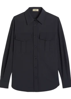 Jersey overshirt