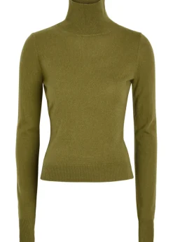 Jett turtle-neck cashmere top