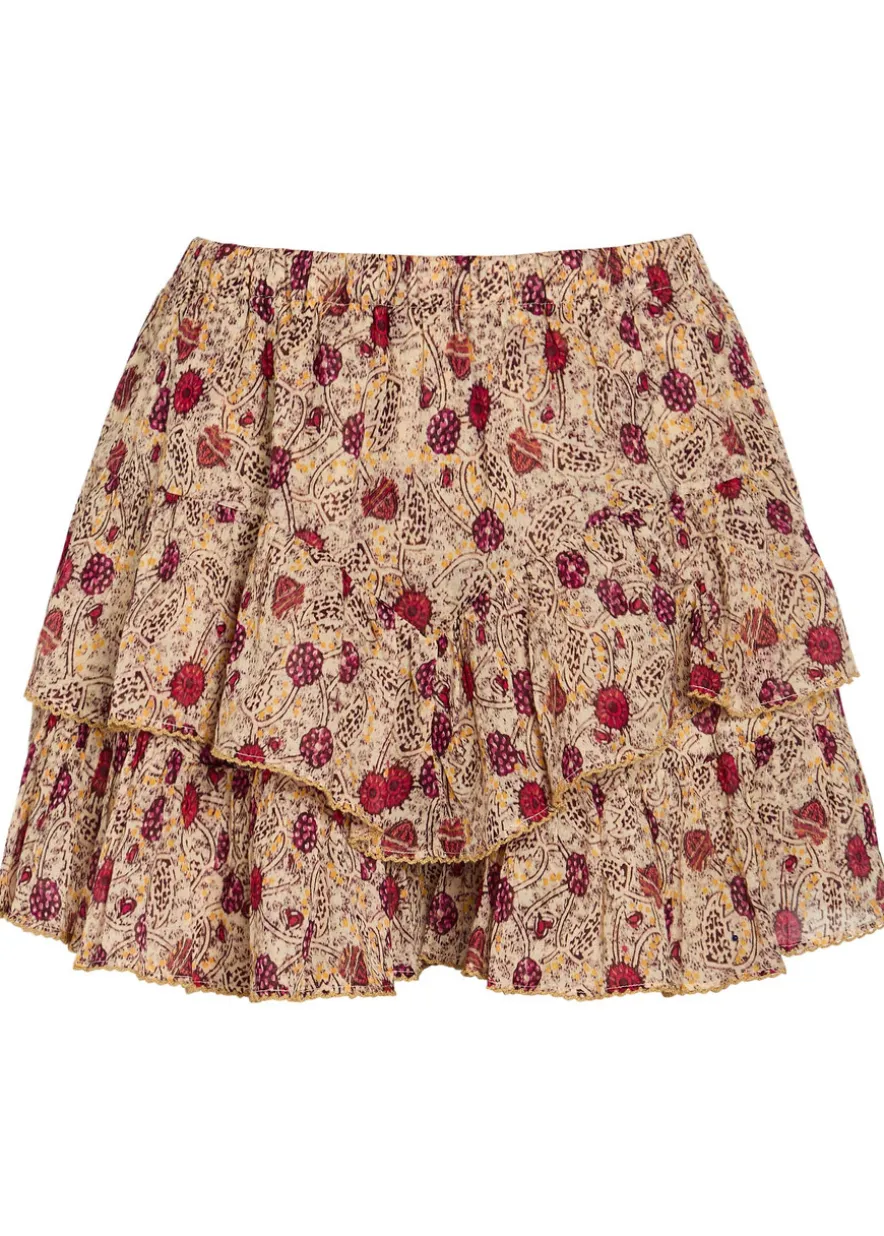 Jocadia floral-print cotton shorts