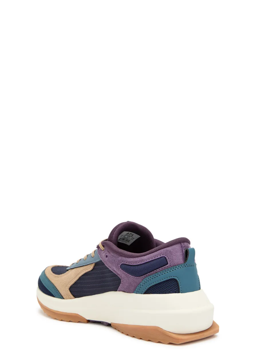 Jogger panelled mesh sneakers