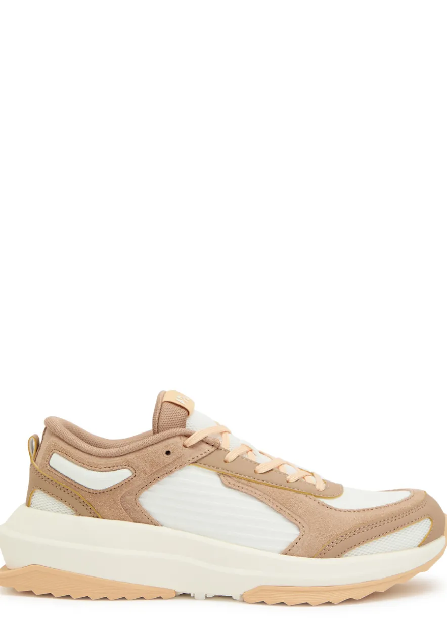 Jogger panelled mesh sneakers