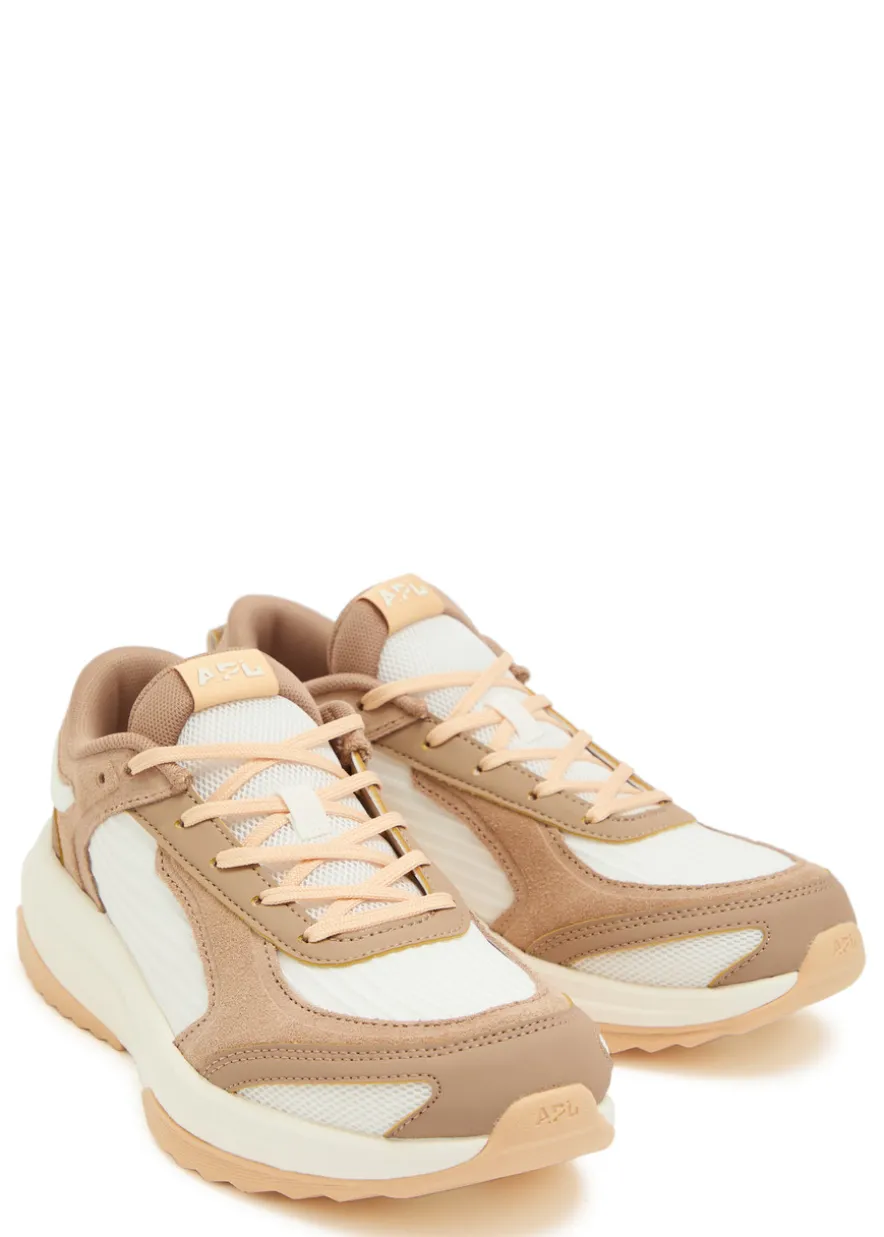 Jogger panelled mesh sneakers