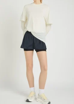 Joni stretch-shell shorts