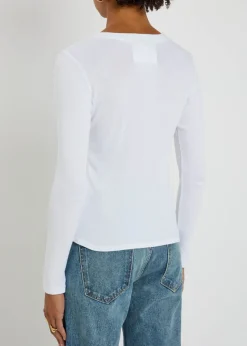 Jordan Henley ribbed cotton top