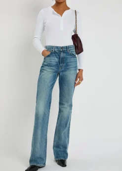 Jordan Henley ribbed cotton top