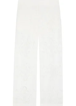 Joshua lace and embroidered trousers