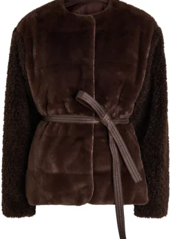 Jouillat quilted faux fur jacket