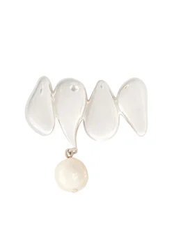 Joy sterling silver brooch