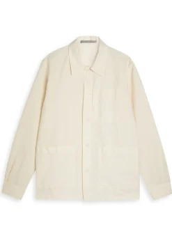 Julian cotton-blend overshirt jacket