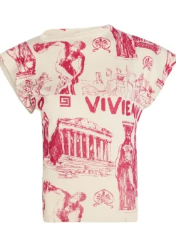 Justine printed cotton and cashmere-blend T-shirt