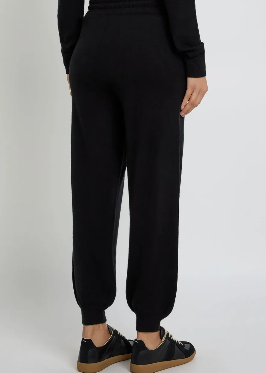 J Vita logo cashmere sweatpants