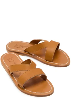 Kalomira cut-out leather sandals