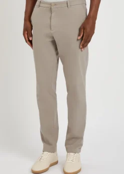 Kane tapered-leg stretch-cotton chino trousers