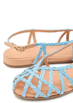 Kardia raffia sandals