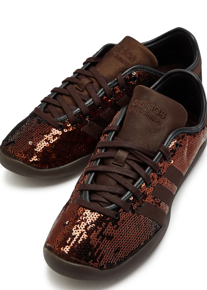 Karintha sequin and satin sneakers