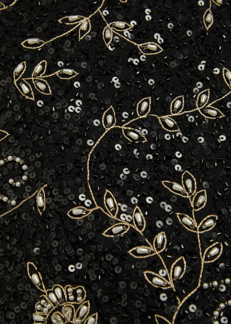 Katia embellished crepe mini dress