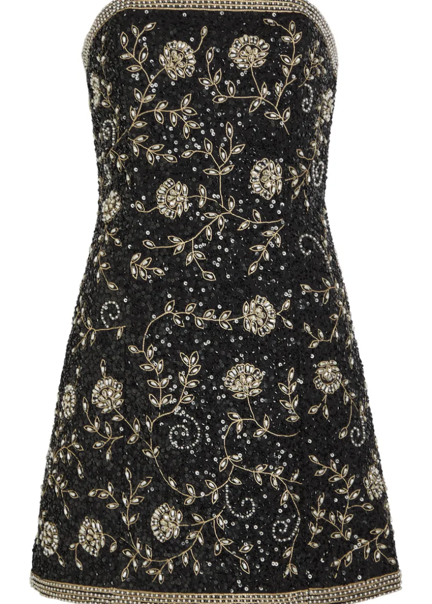 Katia embellished crepe mini dress