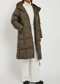 Katya hooded padded nylon coat