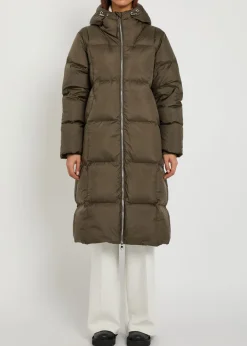 Katya hooded padded nylon coat