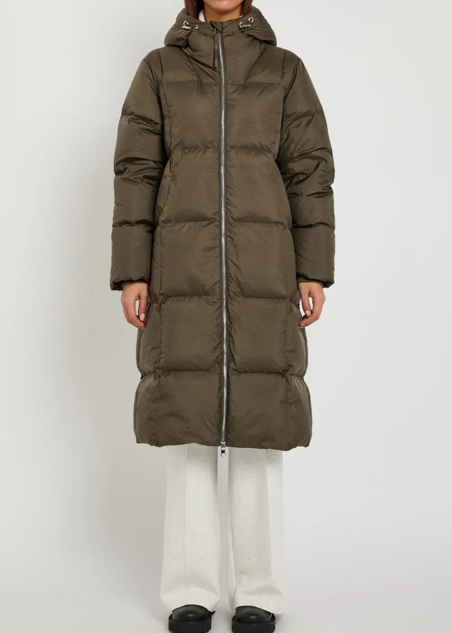 Katya hooded padded nylon coat
