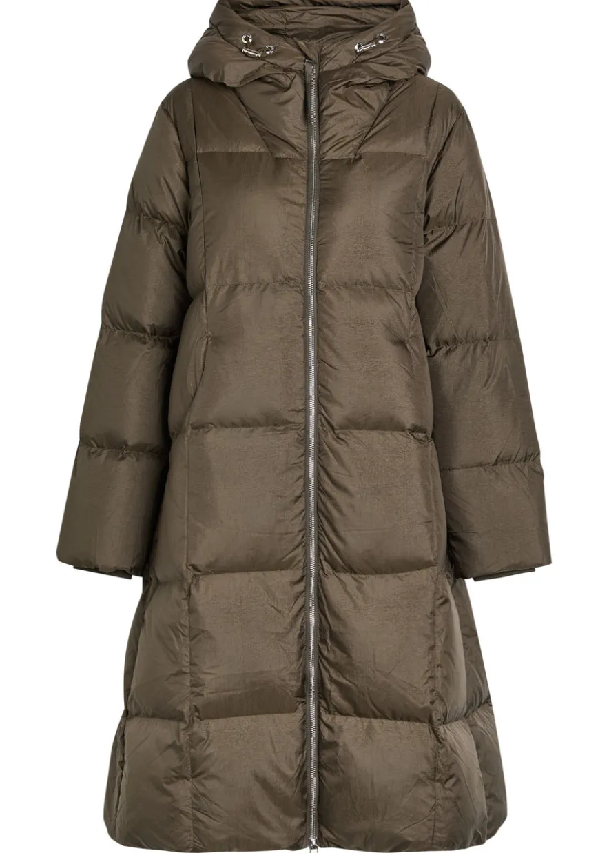 Katya hooded padded nylon coat