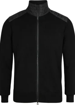 Kelby zip-up wool-blend cardigan