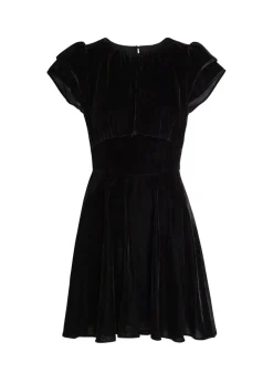 Khai velour mini dress