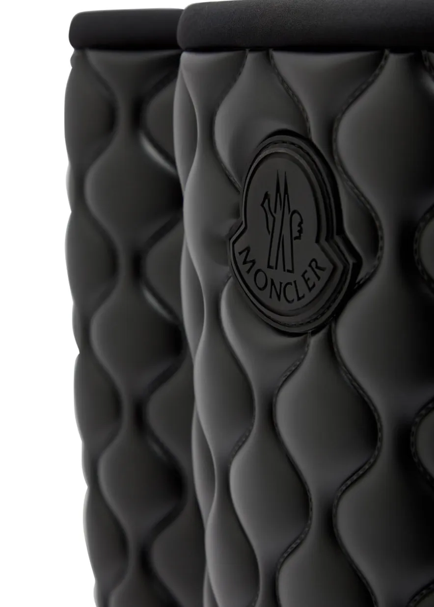 Kickstream High quilted rubber wellington boots