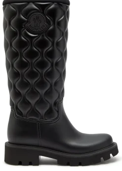 Kickstream High quilted rubber wellington boots