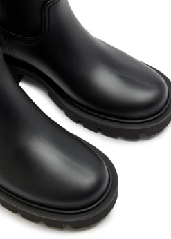 Kickstream rubber wellington ankle boots